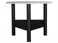 Стол журнальный Саут 9Д (49х65х65) в классическом стиле, чёрный, дуб дымчатый Стол журнальный Саут 9Д (49х65х65) в классическом стиле, чёрный, дуб дымчатый