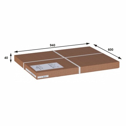 Зеркало навесное Берже 24 (90х55х1,6) в классическом стиле, белый ясень