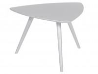 Стол журнальный Лорейн 1 (48х73х77) в скандинавском стиле, белый Стол журнальный Лорейн 1 (48х73х77) в скандинавском стиле, белый