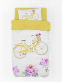 Комплект постельного белья КПБ Детский сатин 1.5 сп., 2 сп., евро, семейный арт. DS-111