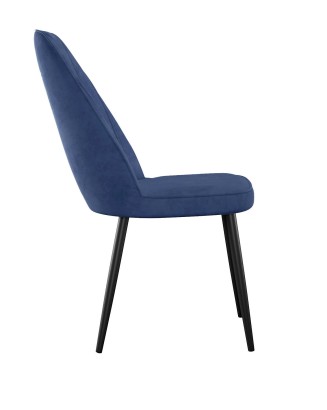 Стул DikLine 326 B8 BLUE, ножки черные