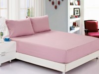 Простынь на резинке микрофибра PRMF-C, 90x200 розовая арт. PRMF-C