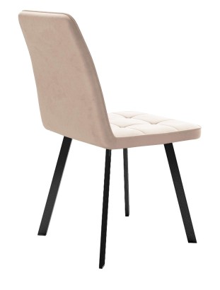 Стул DikLine 207 B03 BEIGE, ножки черные