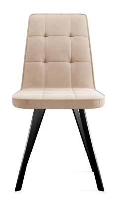 Стул DikLine 207 B03 BEIGE, ножки черные