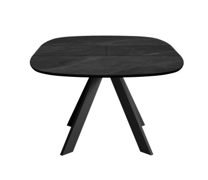 Стол DikLine BK100 Керамика Черный мрамор/подстолье черное/опоры черные