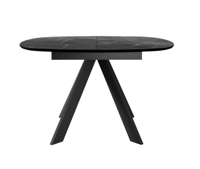 Стол DikLine BK100 Керамика Черный мрамор/подстолье черное/опоры черные