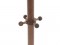 Вешалка напольная В 33Н (185х40х40) в скандинавском стиле, средне-коричневый