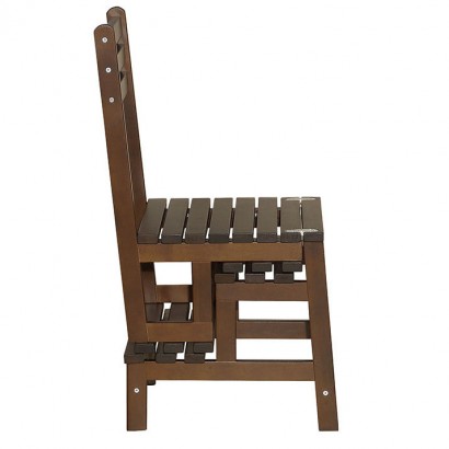 Стул-стремянка Массив (90,2х40х52,5) в классическом стиле, орех