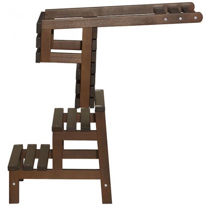 Стул-стремянка Массив (90,2х40х52,5) в классическом стиле, орех