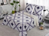 Простынь сатин печатная PCR-299, 160x220 белый арт. PCR-299