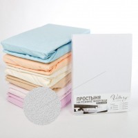 Простынь на резинке трикотажная PT belaya, 140x200 белая арт. PT belaya