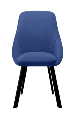 Стул DikLine 246 поворотный, Z20 синий, ножки черные