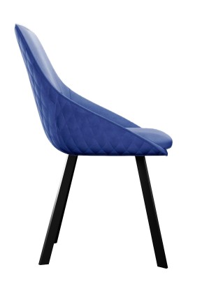 Стул DikLine 246 поворотный, Z20 синий, ножки черные