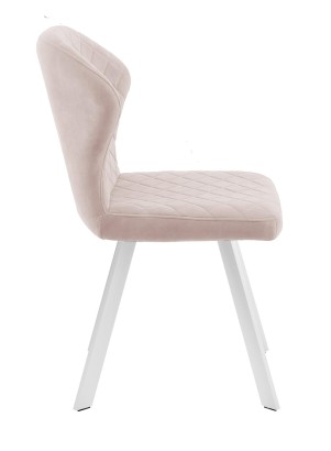 Стул DikLine 339 поворотный B03 BEIGE, ножки белые