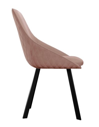 Стул DikLine 246 поворотный, Z34 пудра, ножки черные