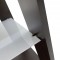 Стол журнальный BeautyStyle 6 (56,5х45х45) в стиле техно, венге, стекло белое