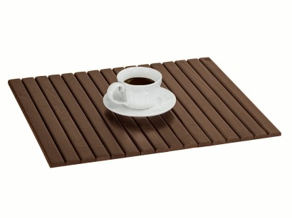 Накладка на диван П 7 (0,8х48,5х40) в классическом стиле, средне-коричневый