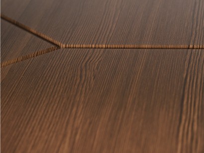 Стол журнальный Серфинг (38х120х58) в скандинавском стиле, грецкий орех, акация