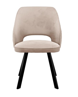 Стул DikLine 274 поворотный Z128 бежевый, ножки черные