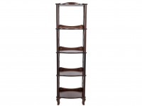 Этажерка-стеллаж Джульетта-4 (170х49,4х40,4) в классическом стиле, орех Этажерка-стеллаж Джульетта-4 (170х49,4х40,4) в классическом стиле, орех