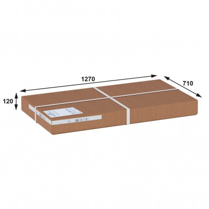 Стол журнальный Багира (59х120х60) в классическом стиле, орех