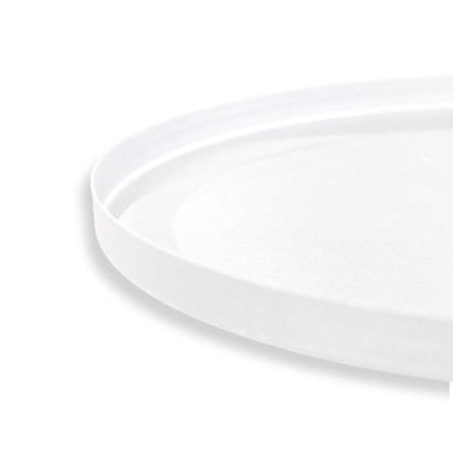 Столик журнальный SHT-CT11 (50,5х41,5х41,5) в скандинавском стиле, белый муар