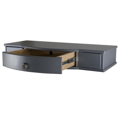 Подставка Берже (13,2х80х36,5) в классическом стиле, серый графит