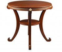 Стол журнальный Глория М (66х70х70) в классическом стиле, орех Стол журнальный Глория М (66х70х70) в классическом стиле, орех