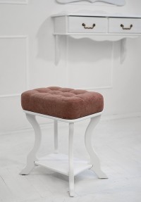 Банкетка Берже 26 (51х40х30) в классическом стиле, белый ясень Банкетка Берже 26 (51х40х30) в классическом стиле, белый ясень