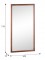 Зеркало настенное Ника (119,5х60х2,5) в классическом стиле, средне- коричневый