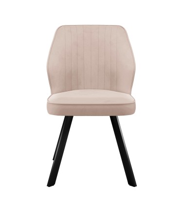 Стул DikLine 232 поворотный B03 BEIGE, ножки черные