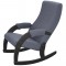 Кресло-качалка Модель 67М (87х58х90) в скандинавском стиле, верона дэним блу, венге