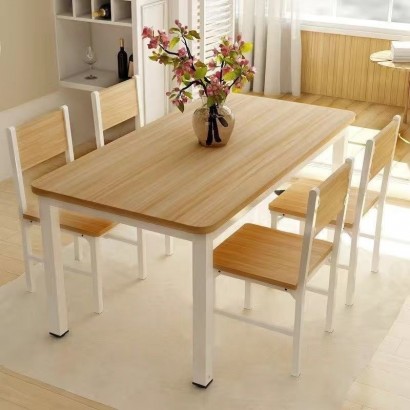 Обеденный стол 100x74x60 в скандинавском стиле под цвет натурального дерева