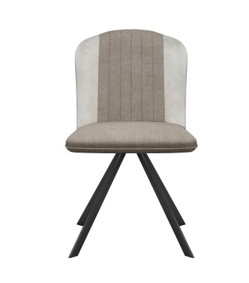 Стул DikLine 299 поворотный NS04 CREAM/C103 крем, ножки черные