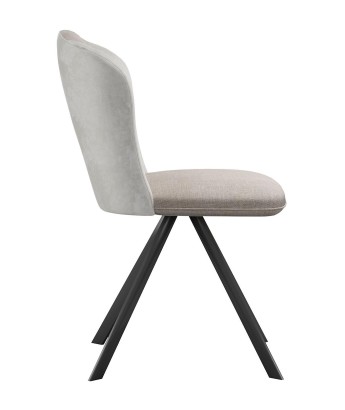 Стул DikLine 299 поворотный NS04 CREAM/C103 крем, ножки черные