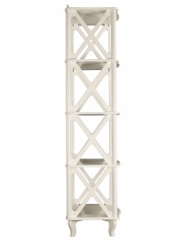 Этажерка-стеллаж Джульетта 4 уровня, Л (169х50х40,4) в классическом стиле, дуб шампань Этажерка-стеллаж Джульетта 4 уровня, Л (169х50х40,4) в классическом стиле, дуб шампань