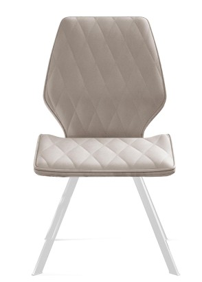 Стул DikLine 242M B03 BEIGE/ ножки белые