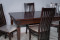 Комплект мебели для кухни стол Инфинити венге с темной патиной и четыре стула Вегас венге, сиденье велюр бежевый.