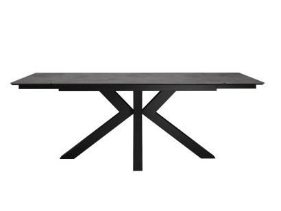 Стол DikLine SFE140 Керамика мрамор Бронза/подстолье черное/опоры черные (2 уп.)