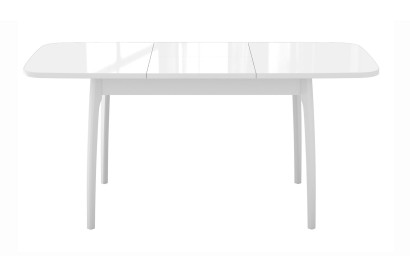 Стол DikLine M15 белый/стекло белое optiwhite