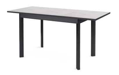 Стол DikLine L110 хромикс белый/ опоры черные