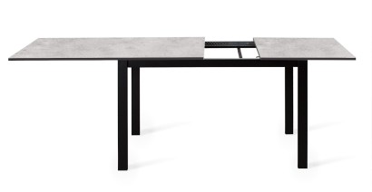 Стол DikLine L110 хромикс белый/ опоры черные