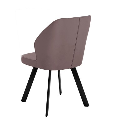 Стул DikLine 232 поворотный B5 LATTE, ножки черные