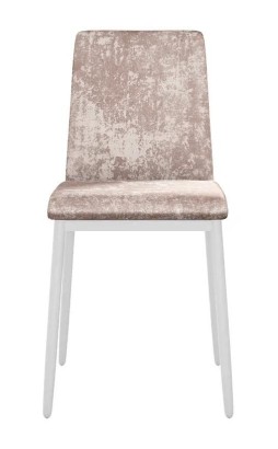 Стул DikLine 270 M02 бежевый, ножки белые