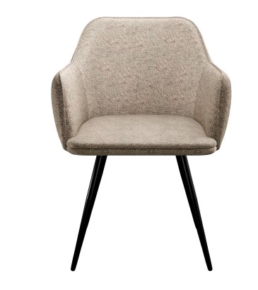 Стул DikLine 277 поворотный NS04 CREAM, ножки черные