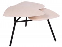 Стол журнальный Флорэ (55х83х83) в скандинавском стиле, ясень белый Стол журнальный Флорэ (55х83х83) в скандинавском стиле, ясень белый