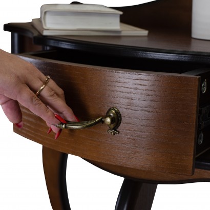 Консоль Джульетта Л (85х80х34) в классическом стиле, орех