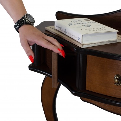 Консоль Джульетта Л (85х80х34) в классическом стиле, орех