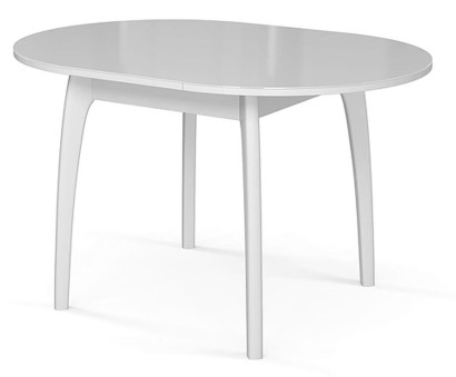 Стол DikLine M46 белый/стекло белое optiwhite