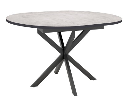 Стол DikLine RDB100X хромикс белый/ черный/опоры XR  черные